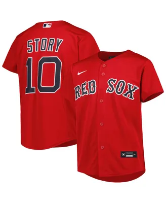 Big Boys and Girls Nike Trevor Story Red Boston Sox Alternate Replica Player Jersey