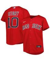 Big Boys and Girls Nike Trevor Story Red Boston Red Sox Alternate Replica Player Jersey