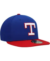 Men's New Era Royal Texas Rangers Cooperstown Collection Turn Back The Clock 59FIFTY Fitted Hat