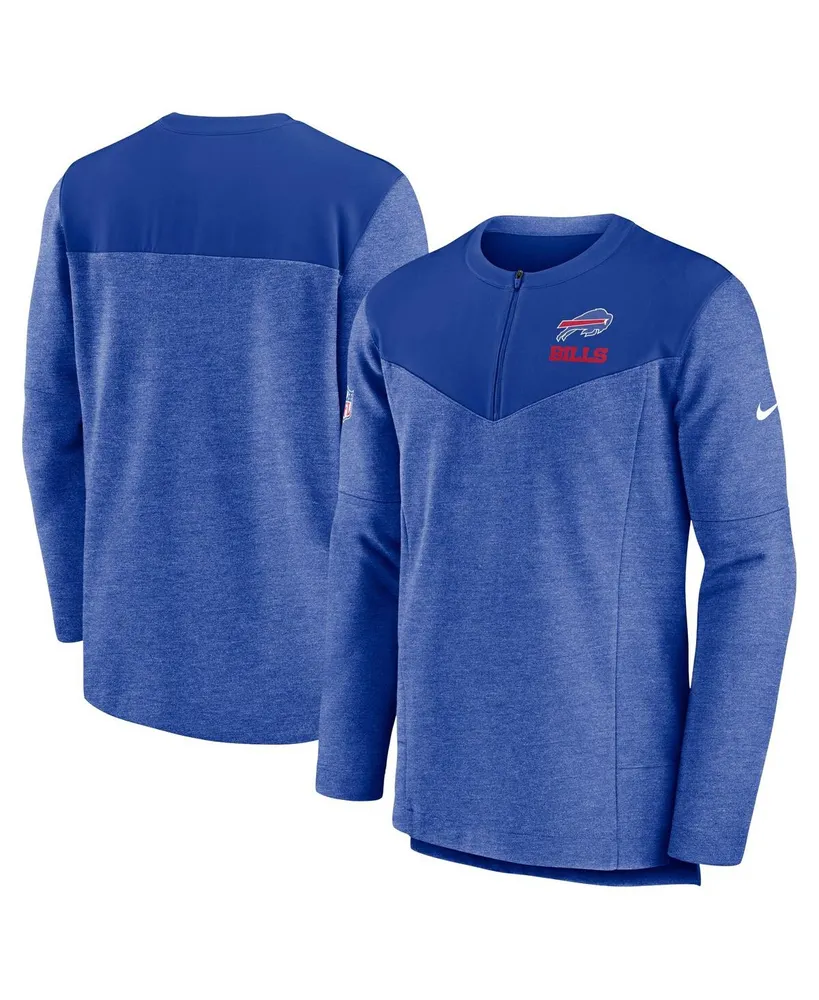 Nike Men's Nike Royal Buffalo Bills Sideline Lockup Performance Quarter-zip  Jacket