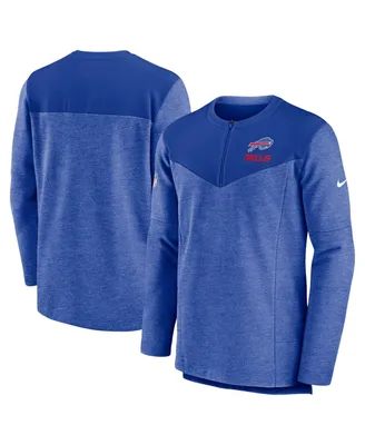 Men's Nike Royal Buffalo Bills Sideline Lockup Performance Quarter-zip Jacket