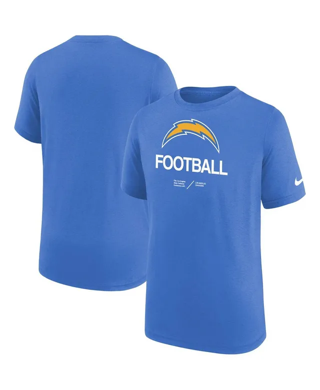 Lids Los Angeles Chargers Nike Sideline Coach Chevron Lock Up Logo V-Neck  Performance T-Shirt - Powder Blue