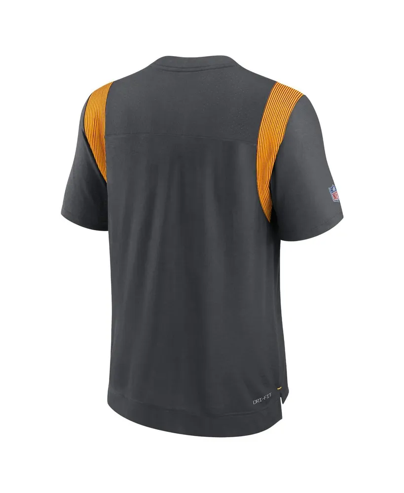 Men's Nike Charcoal Washington Commanders Sideline Tonal Logo Performance Player T-shirt