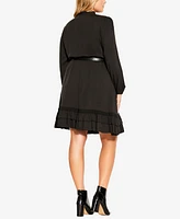 City Chic Plus Precious Tie Dress