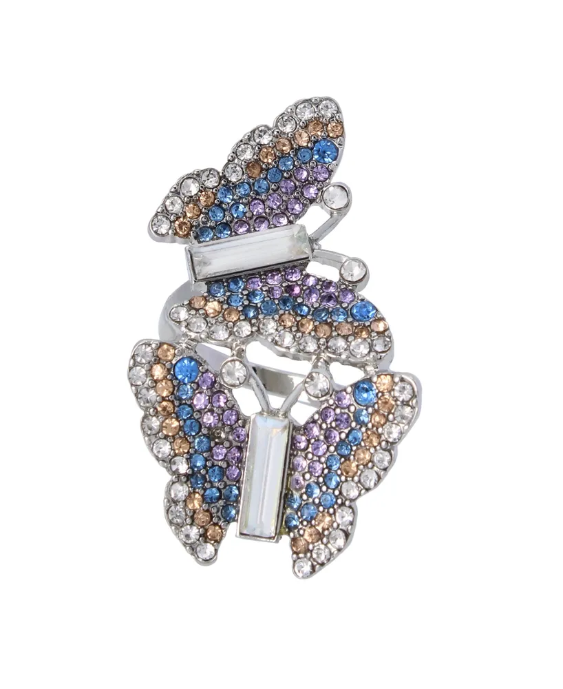 Steve Madden Butterfly Statement Ring