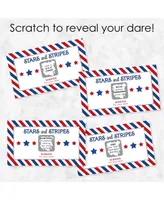 4th of July - Independence Day Party Game Scratch Off Dare Cards - 22 Count