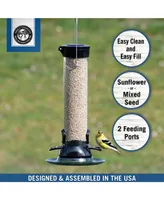 Droll Yankees Onyx Clever Clean Bird Feeder 1lb capacity 13 in.