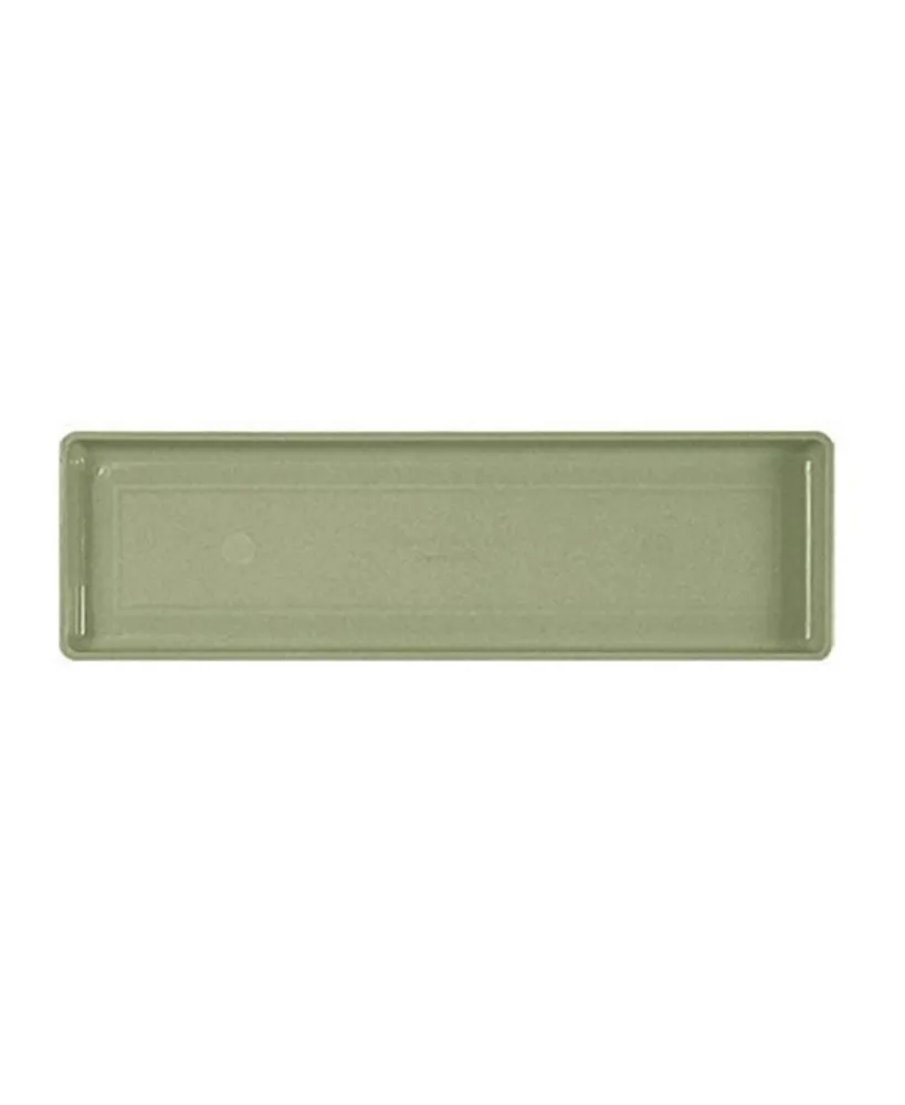 Novelty Flower Box Tray, 30 Inch, Sage