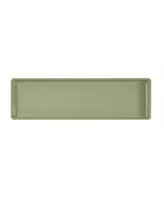 Novelty Flower Box Tray, 30 Inch, Sage