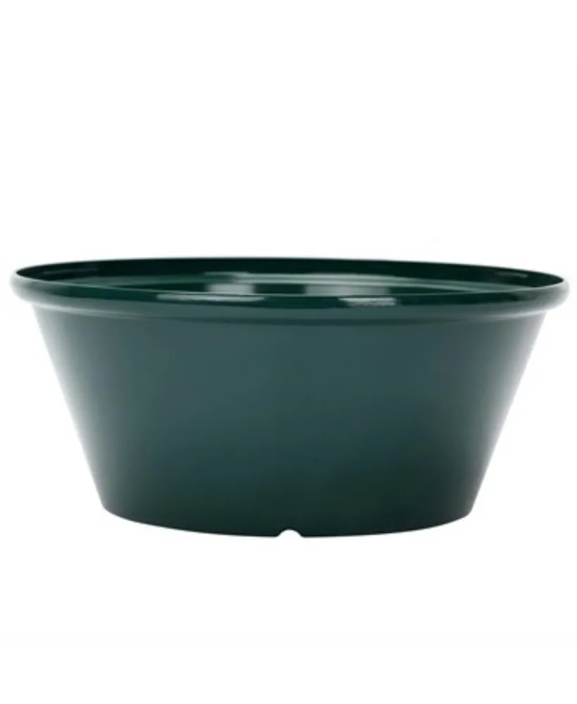 Gardener Select Plastic Tulip Bowl Planter Dark Green 12Inch