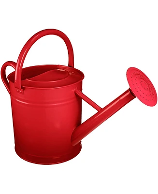 Gardener's Select Gardener Select Metal Watering Can, Red, 1.85 Gallons 7L