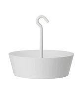 Tree Nest Sunny Round Hanging Planter 12 Inch White