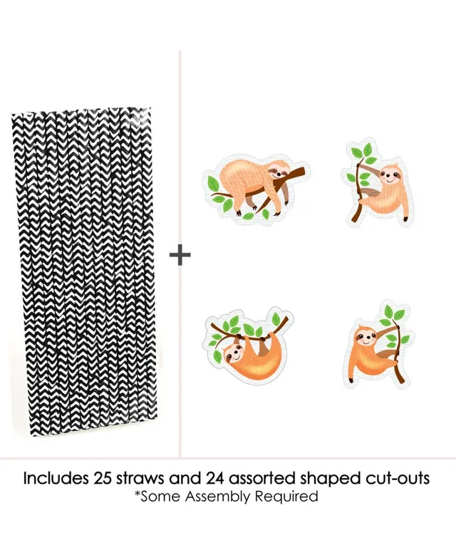 Big Dot Of Happiness Little Clementine - Paper Straw Decor