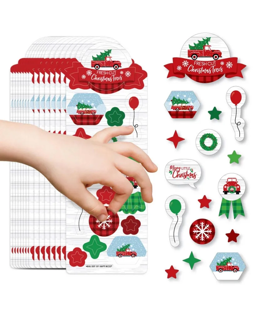 Big Dot Of Happiness Gingerbread Christmas - Small Round Candy Stickers -  Party Favor Labels - 324 Ct