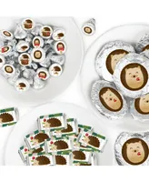 Forest Hedgehogs - Birthday Party or Baby Shower Candy Favor Sticker Kit 304 Pc