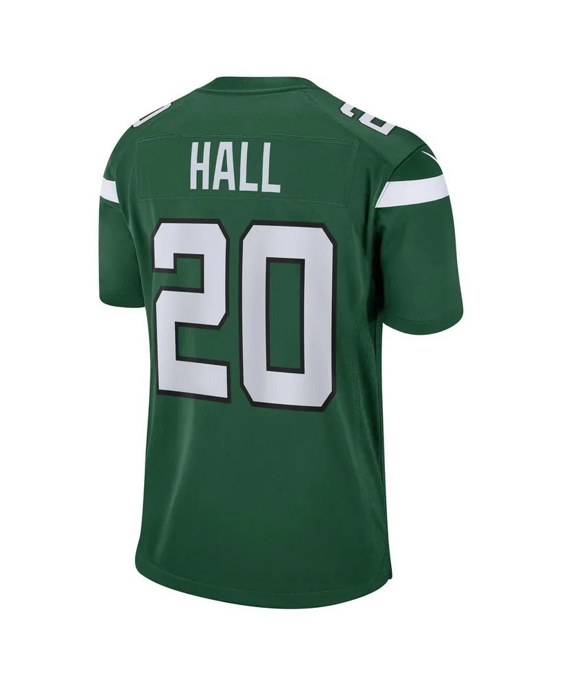 Men's Nike Breece Hall Gotham Green New York Jets 2022 Nfl Draft Pick Player Game Jersey