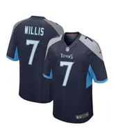 Nike Men's Malik Willis Tennessee Titans 2022 Nfl Draft Pick Player Game Jersey