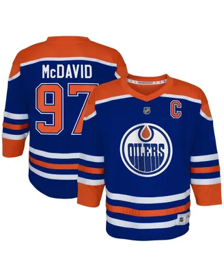 Preschool Boys and Girls Connor McDavid Edmonton Royal Oilers Home Replica Player Jersey