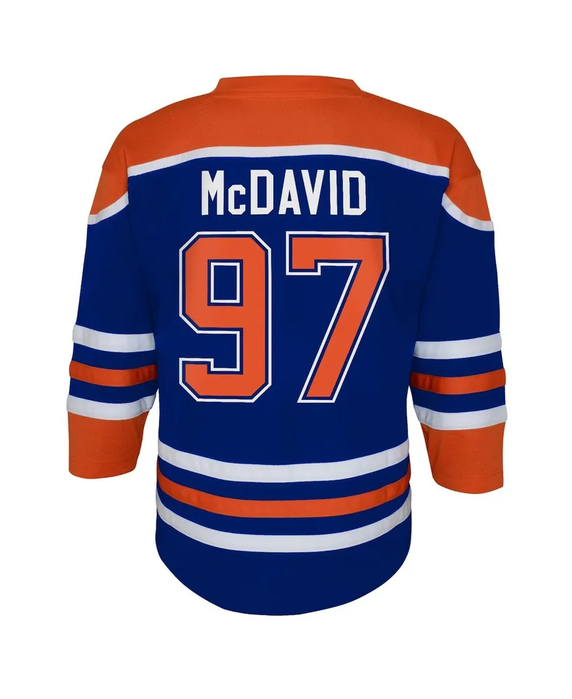 Infant Boys and Girls Connor McDavid Royal Edmonton Oilers Home Replica Player Jersey