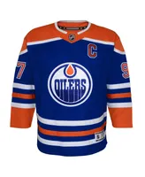 Big Boys Connor McDavid Royal Edmonton Oilers Home Premier Player Jersey