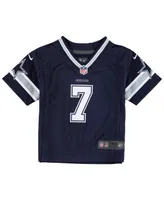 Infant Boys and Girls Nike Trevon Diggs Navy Dallas Cowboys Game Jersey