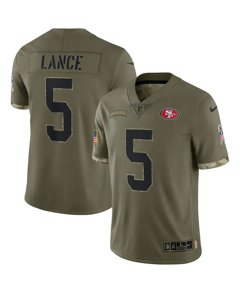 Women's San Francisco 49ers Trey Lance Nike Gold Inverted Legend Jersey