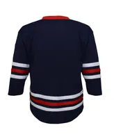 Preschool Boys and Girls Navy Winnipeg Jets 2021/22 Alternate Replica Jersey