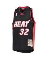 Big Boys Mitchell & Ness Shaquille O'Neal Black Miami Heat 2005-06 Hardwood Classics Swingman Jersey