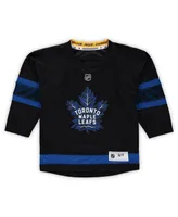 Preschool Boys and Girls Auston Matthews Black Toronto Maple Leafs Alternate Replica Player Jersey