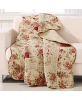 Greenland Home Fashions Antique Rose Throw, 50" x 60"