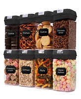 Cheer Collection 8 Piece Food Storage Containers, 0.8 Liter