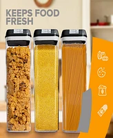 Cheer Collection 4 Piece Food Storage Containers, 1.9 Liter