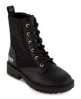 Dkny Little Girls Stassi Menia Moto Side Zipper Boot