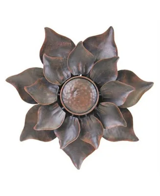 Exhart Environmental Systems 91100 Bronze Metal Kinetic Flower