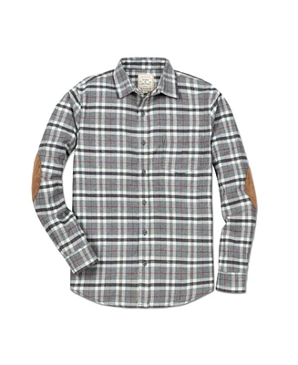 Hope & Henry Mens' Organic Cotton Long Sleeve Brushed Flannel Button Down Shirt