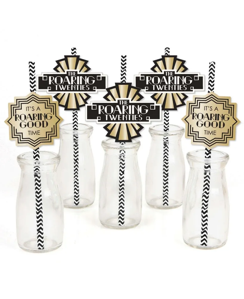 Roaring 20's - 1920s Art Deco Jazz Party Centerpiece & Table Decoration Kit  