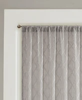 Madison Park Irina Diamond Sheer Window Curtain Panel