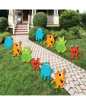 Monster Bash - Lawn Decor - Outdoor Party Yard Decor - 10 Pc