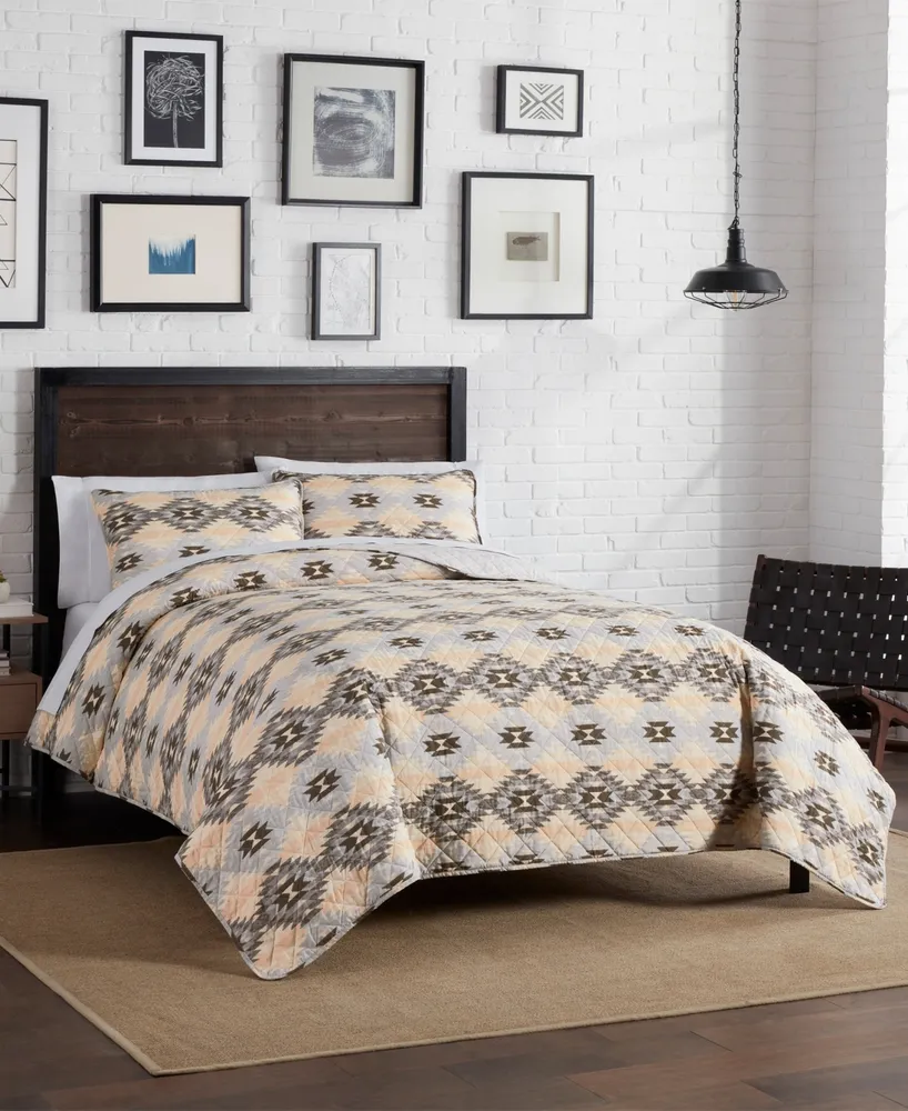 Lucky Brand Nevada Tribal 3 Piece Quilt Set