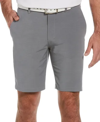 Pga Tour Men's Flat Front Horizontal Textured Golf Short