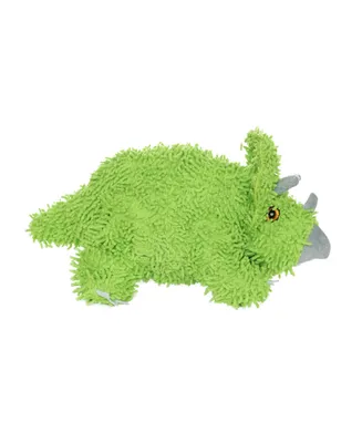 Mighty Microfiber Ball Med Triceratops Green, Dog Toy
