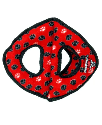 Tuffy Ultimate 3WayRing Red Paw, Dog Toy