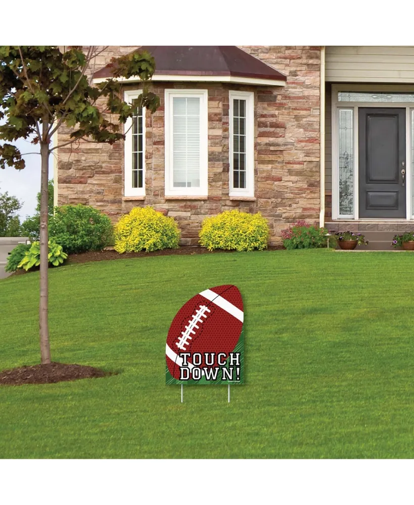 End Zone - Football - Outdoor Lawn Sign - Party Yard Sign - 1 Pc