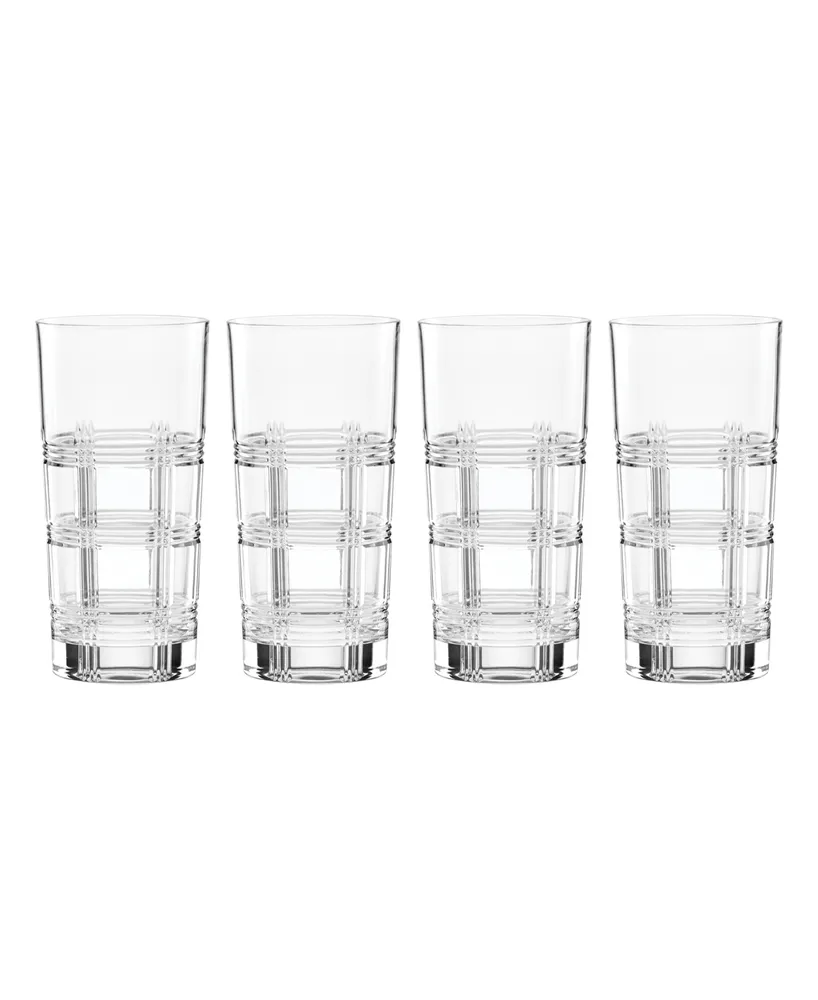 Reed & Barton Hudson Highball Glasses, Set of 4