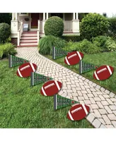 End Zone - Football Lawn Decor - Outdoor Party Yard Decor - 10 Pc