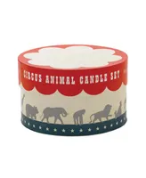 Reed & Barton Let's Celebrate Circus Animals Candle Set, 6 Pieces