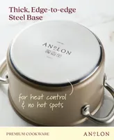Anolon Ascend Hard Anodized Aluminum Non-Stick 4-Quart Saucepot with Lid