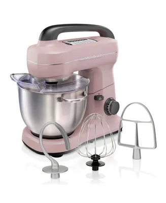 Hamilton Beach 7 Speed Stand Mixer with 4 Quart Stainless Steel Bowl - 63396