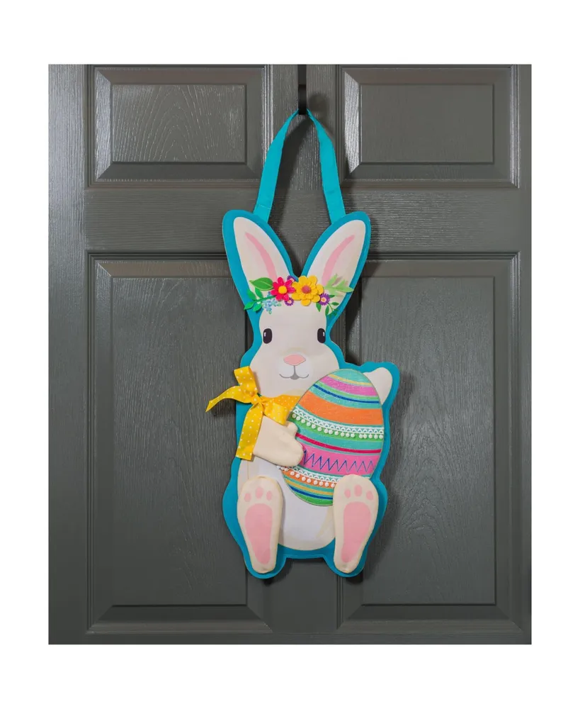 Evergreen Easter Bunny Door Decor
