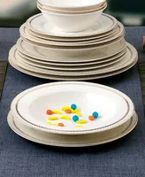 Lorren Home Trends 20 Piece Service for 4 Dinnerware Set